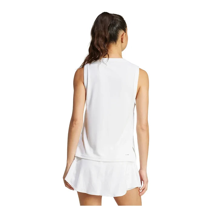 Women's Match Tank White