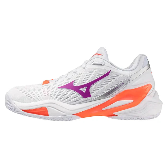 Women's Neo Ace AC Shoes White and Dahlia