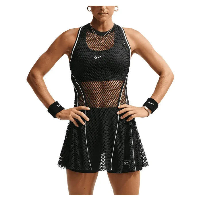 Women's New York Court Slam Dress Black and White
