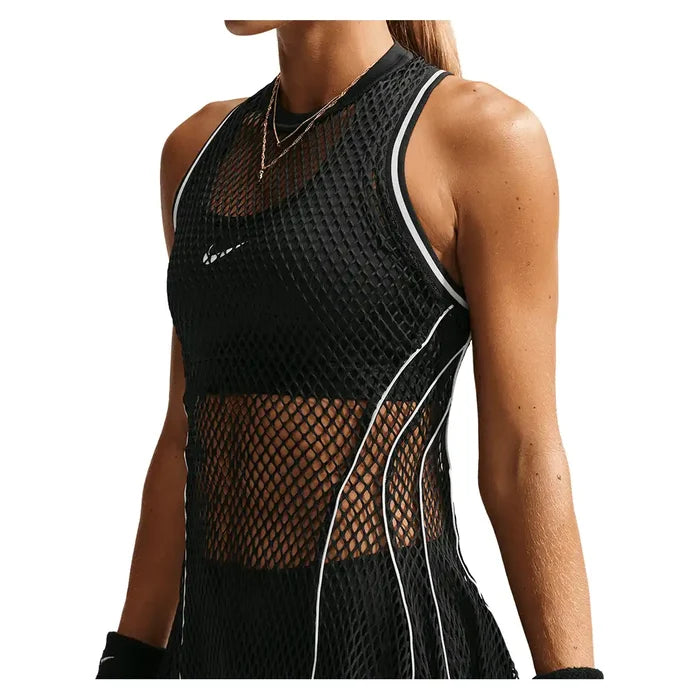 Women's New York Court Slam Dress Black and White