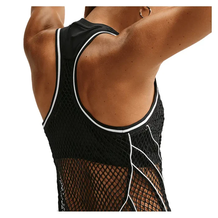 Women's New York Court Slam Dress Black and White