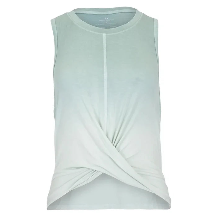 Women's Ombre Twist Front Tank