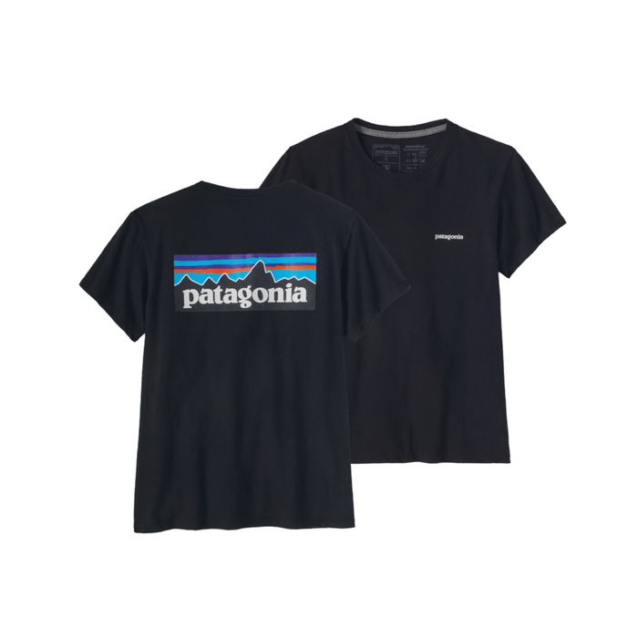 Patagonia Women's P-6 Logo Responsibili-Tee - Black