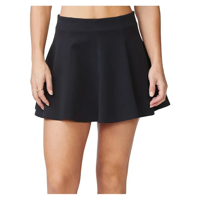 Women's Paneled Performance Skort Black
