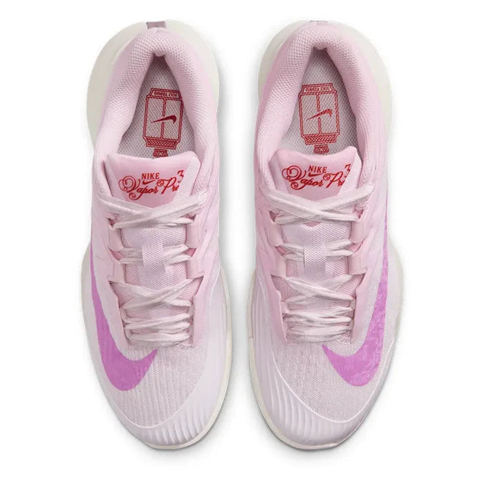 Women's Paris Vapor Pro 3 Premium Court Shoes Pearl Pink and Lt Magenta