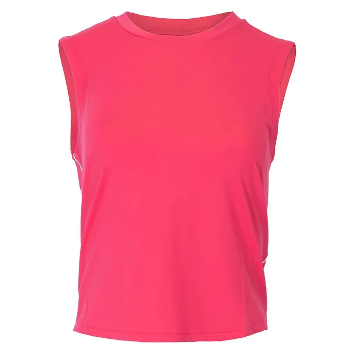 Women's Performance Muscle Tank Solar Pink