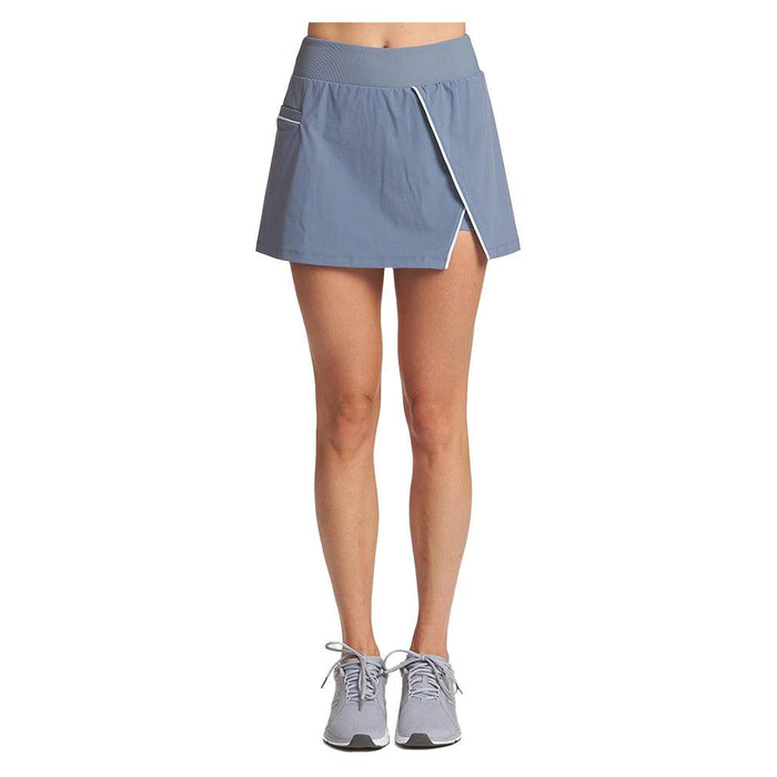 Women's Piped Slit Skort