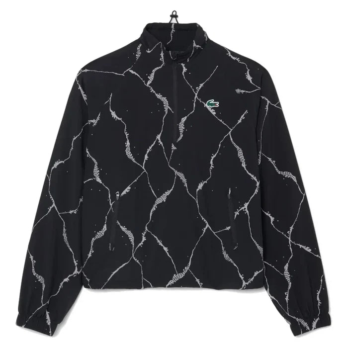 Women's Players Tennis Jacket Black, Lacoste, Black, Tennis Express, BF6763-031F26-BLACK-1