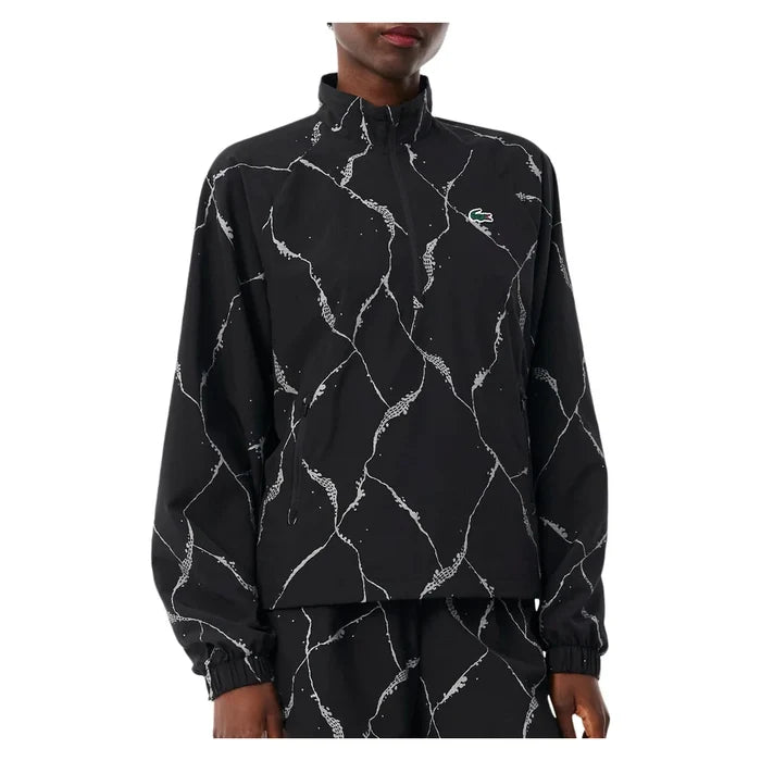 Women's Players Jacket Black, Lacoste, Pickleball Express, BF6763-031F26-1