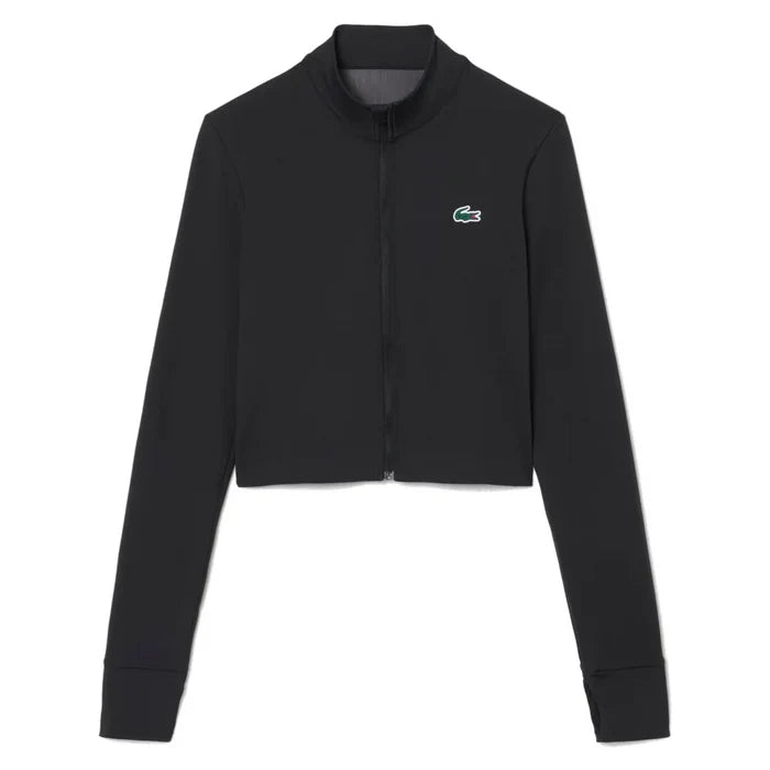 Women's Players Midlayer Black, Lacoste, Black, Pickleball Express, SF6782-031F26-BLACK-1
