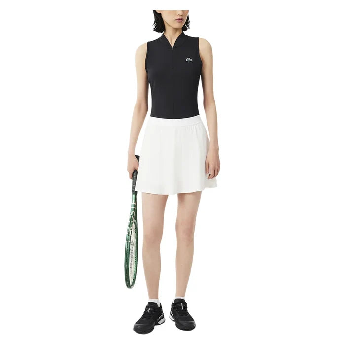 Women's Players Polo Black, Lacoste, Pickleball Express, PF6873-031F26-3