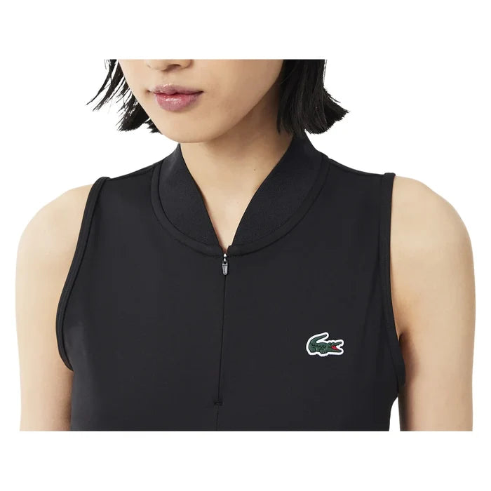 Women's Players Polo Black, Lacoste, Pickleball Express, PF6873-031F26-4