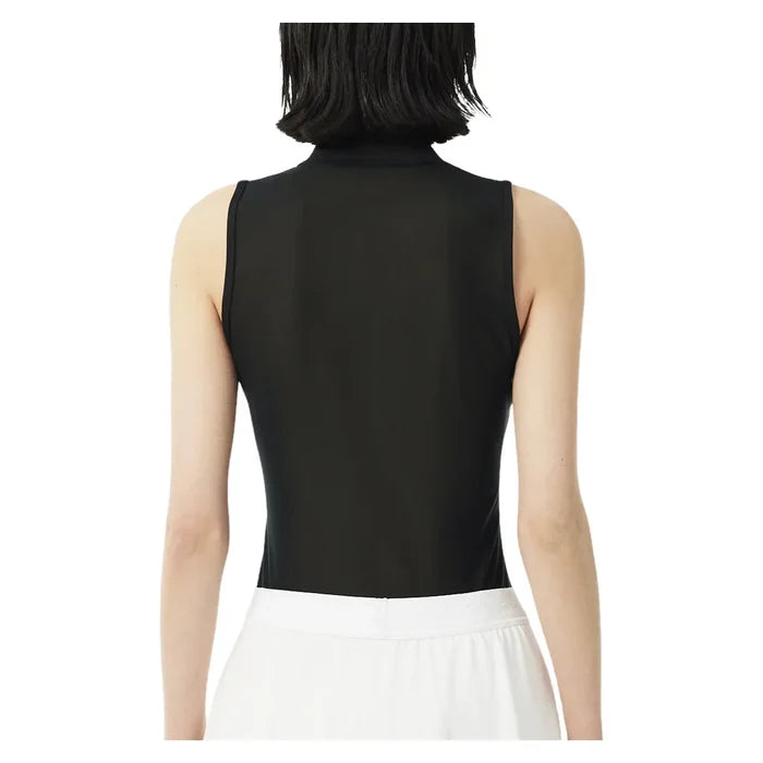 Women's Players Tennis Polo Black, Lacoste, Tennis Express, PF6873-031F26-2