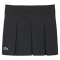 Women's Players Skirt Black, Lacoste, Black, Pickleball Express, JF6780-031F26-BLACK-1
