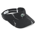 Women's Players Visor Black, Lacoste, Black, Pickleball Express, RK6762-031F26-BLACK-1