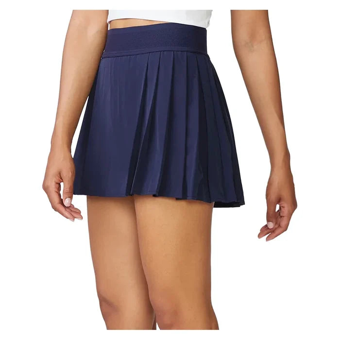 Women's Pleated Skort Spruce and Mood Indigo