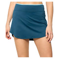 Women`s Pop 13 Inch Tennis Skort Peacock and Tiffany Blue