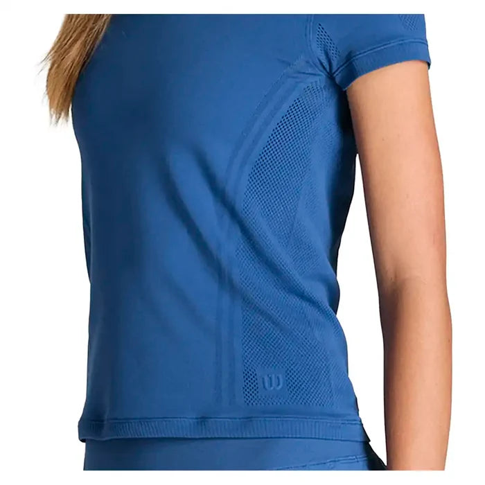 Women's Pro Seamless Tee Blue Quartz