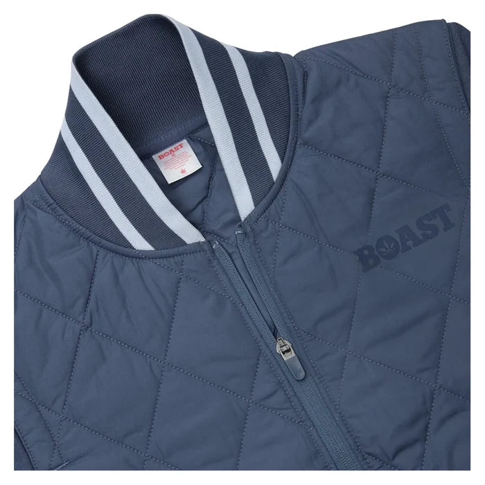 Women's Quilted Varsity Bomber Jacket