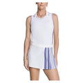 Women's Racer Polo Tennis Tank Bright White