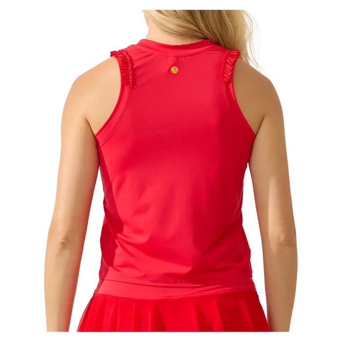 Women's Rally Tank Cherry Red