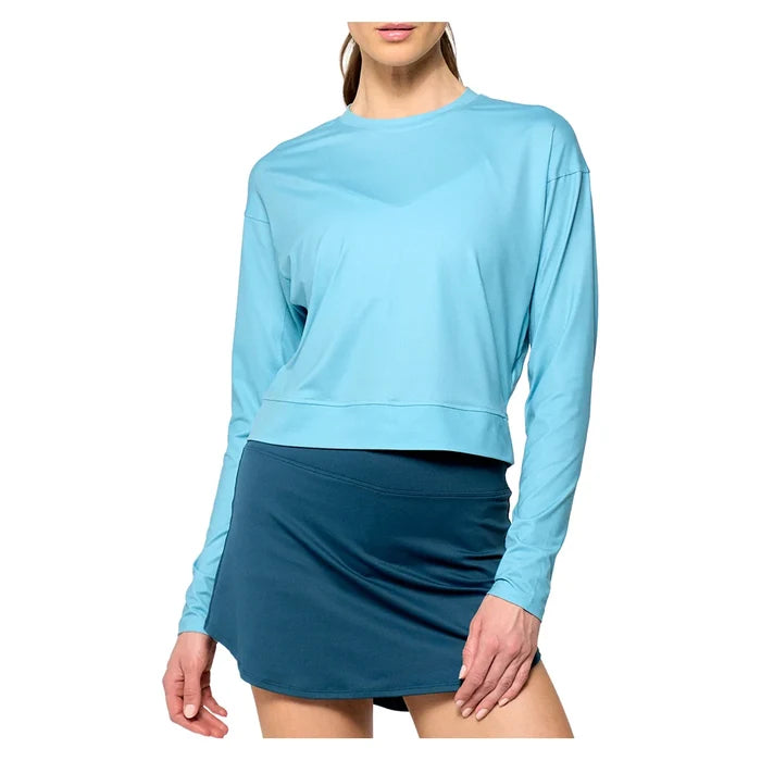 Women`s Rally Tennis Top Tiffany Blue