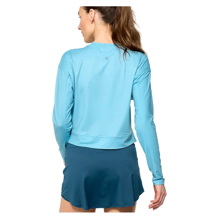 Women`s Rally Tennis Top Tiffany Blue