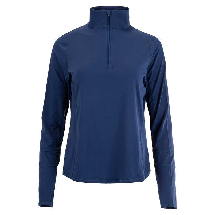 Women's Relaxed Mock Zip Tennis Top