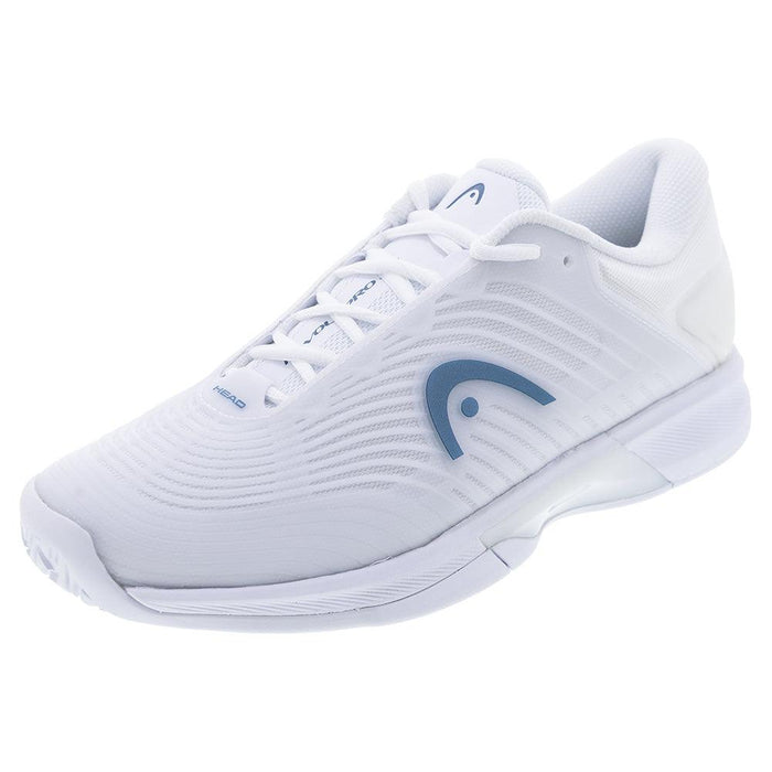 Women's Revolt Pro 4.5 Court Shoes White and Twilight Blue