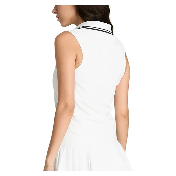 Women's Rib Sleeveless Polo