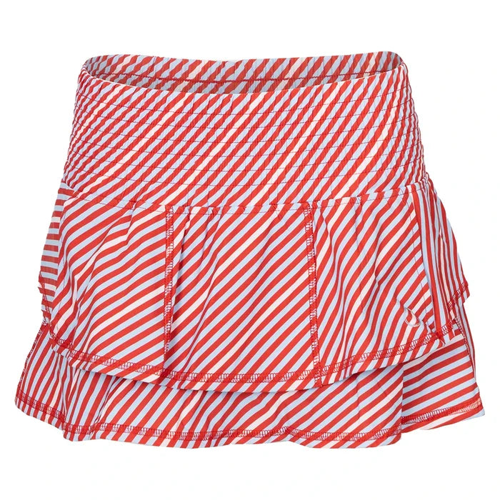 Women's Ruffle Skort Stripes