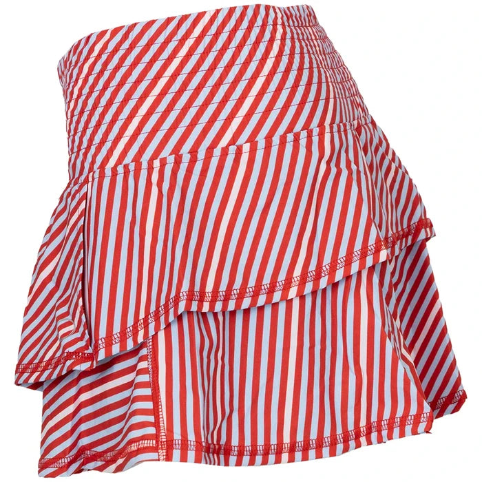 Women's Ruffle Skort Stripes