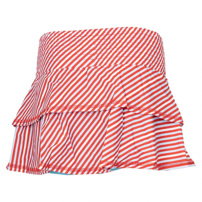 Women's Ruffle Skort Stripes
