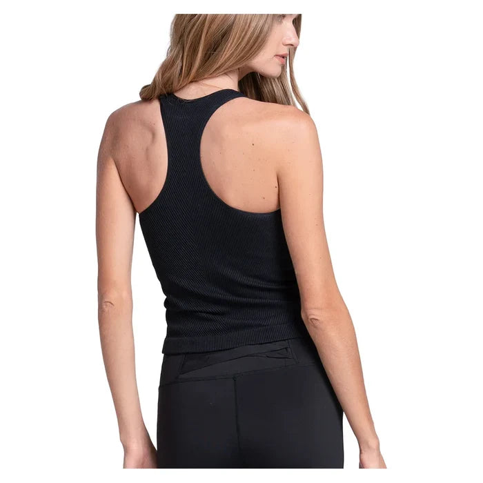Women`s Seamless Scoop Neck Court Tank With Bra