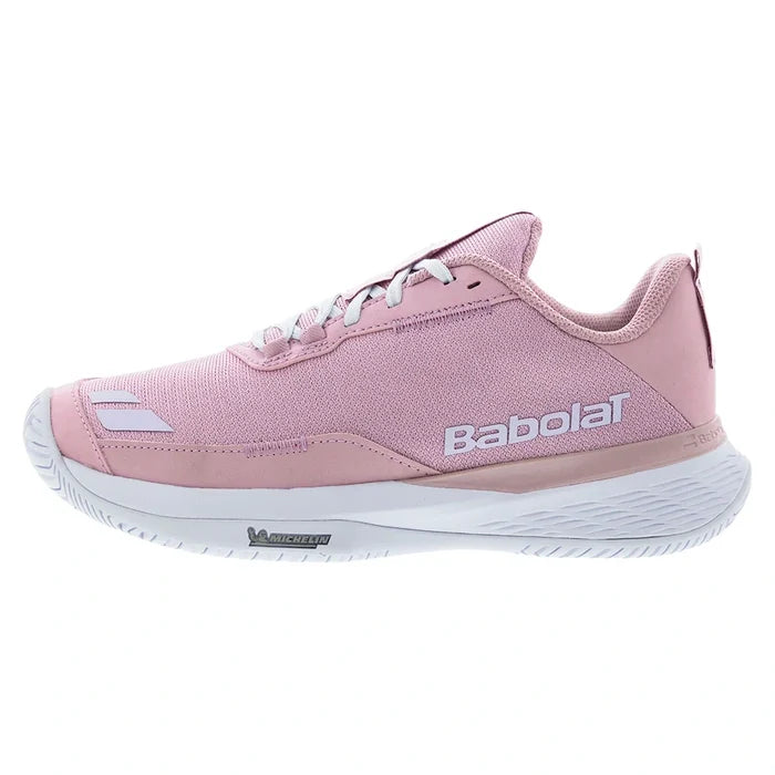 Women's SFX Evo All Court Tennis Shoes Gold Pink,Footwear,Babolat,,,Tennis Express,31F26556A-5187F2601copy