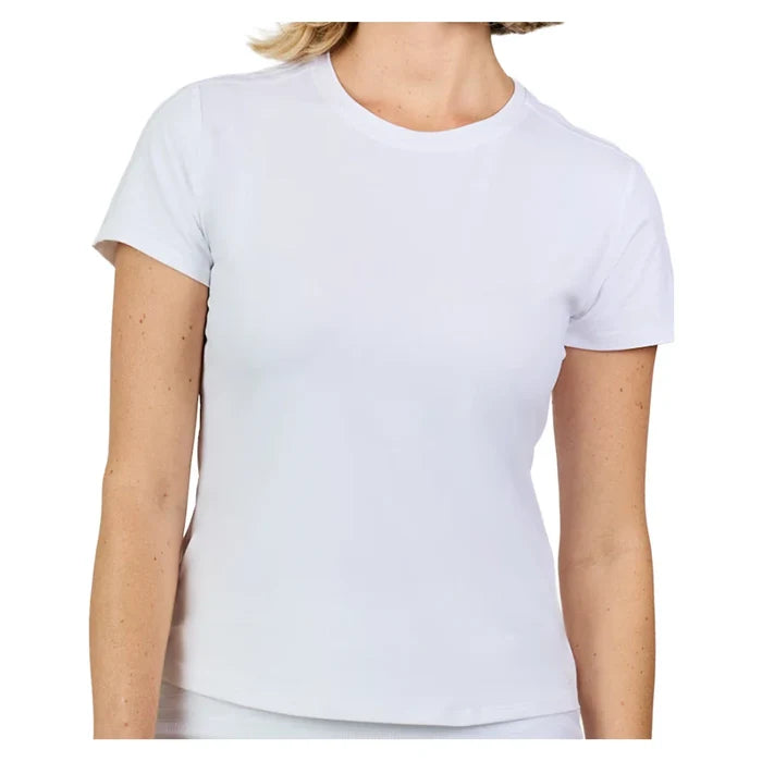 Women's Short Sleeve Top White