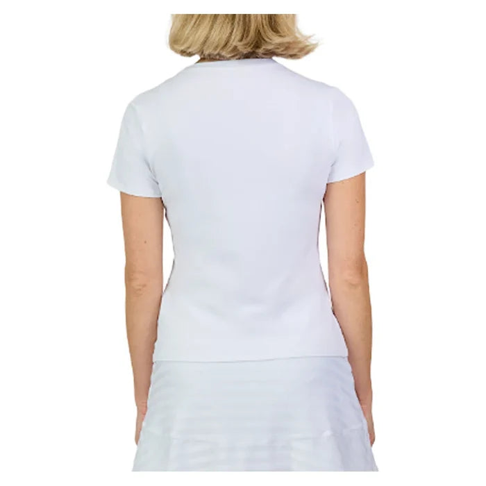 Women's Short Sleeve Top White
