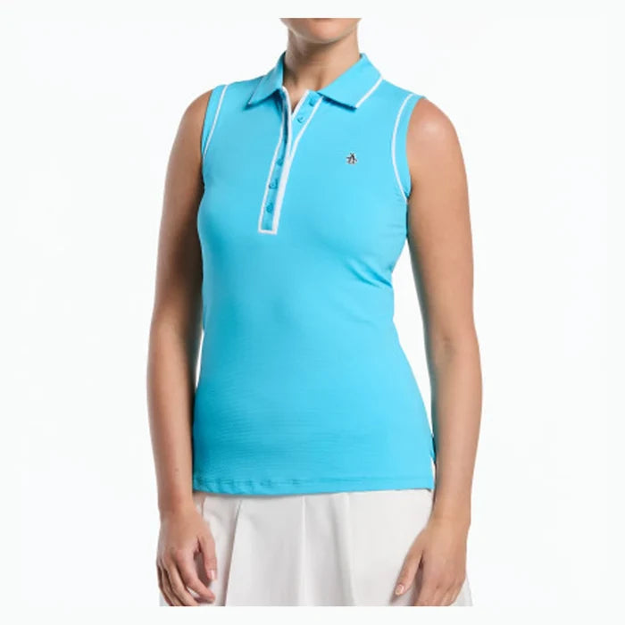 Women's Sleeveless Veronica Polo Aquarius