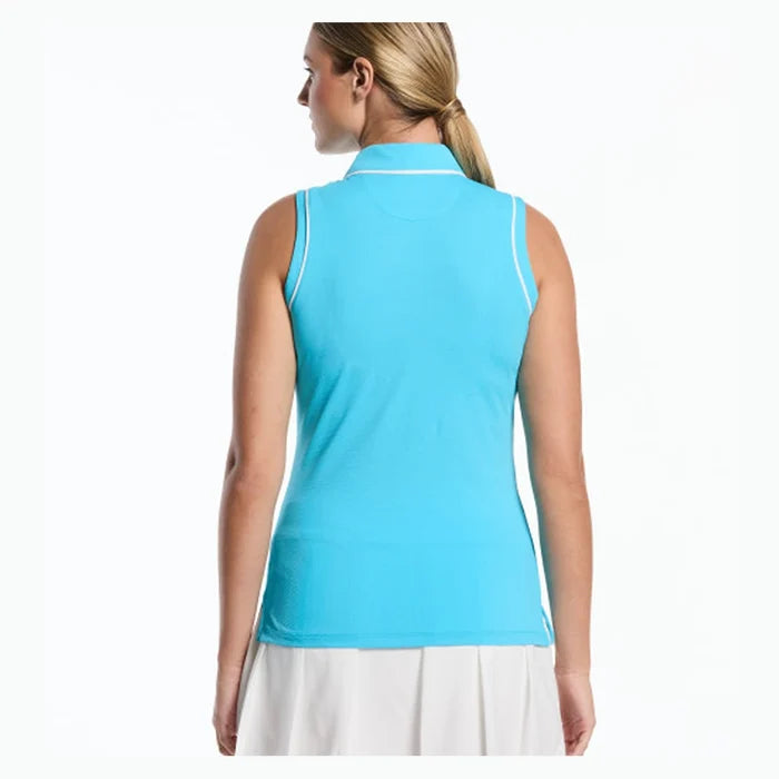 Women's Sleeveless Veronica Polo Aquarius
