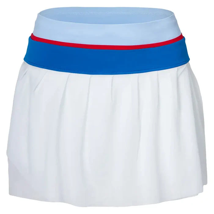 Women's Slice Skort White and Azure