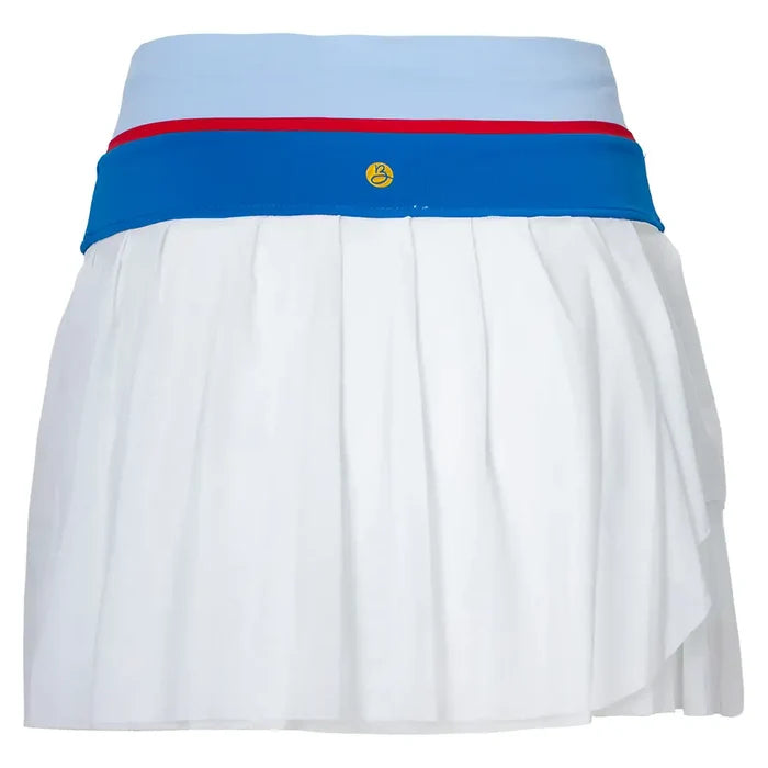 Women's Slice Skort White and Azure