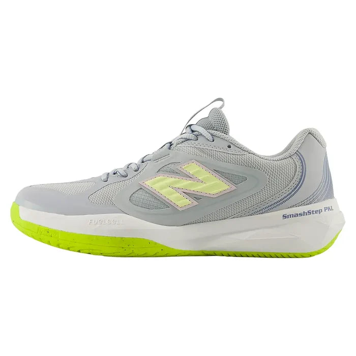 Women's SmashStep PKL D Width Pickleball Shoes Light Zinc Blue and Pink Granite