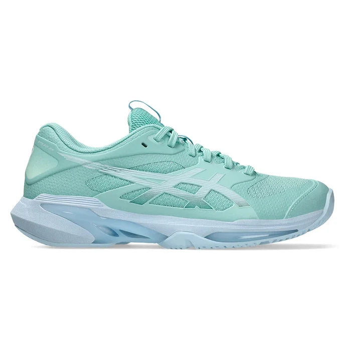Women's Solution Speed FF 4 Shoes Oasis Green and Light Blue