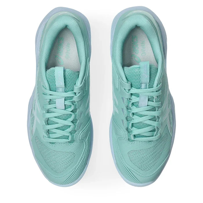 Women's Solution Speed FF 4 Shoes Oasis Green and Light Blue