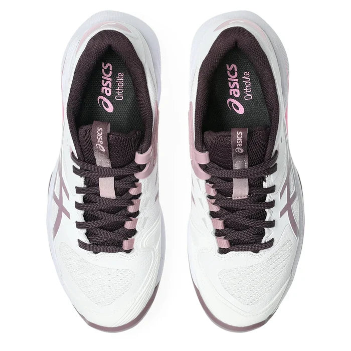 Women's Solution Speed FF 4 Shoes White and Dusty Mauve