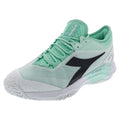 Women's Speed Blueshield Fly 5 AG Court Shoes Cabbage and Black