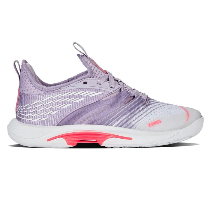 Women's SpeedTrac Court Shoes White and Orchid Petal