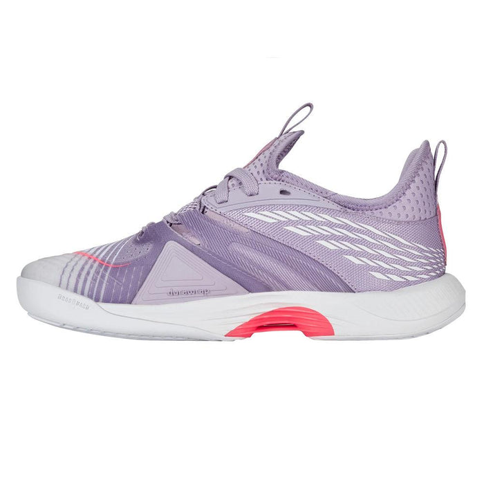 Women's SpeedTrac Court Shoes White and Orchid Petal