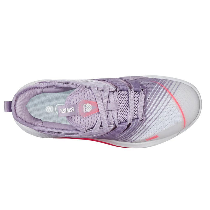 Women's SpeedTrac Court Shoes White and Orchid Petal