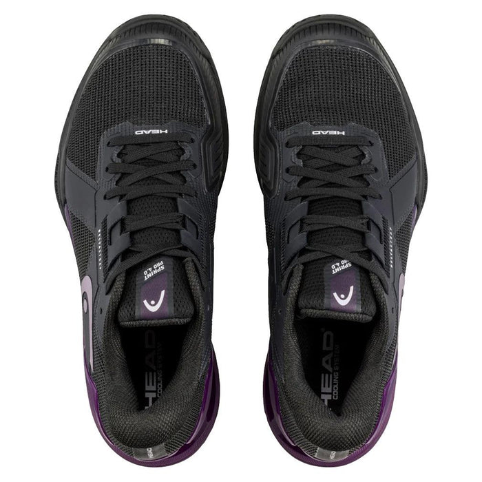 Women's Sprint Pro 4.0 Court Shoes Black and Plum